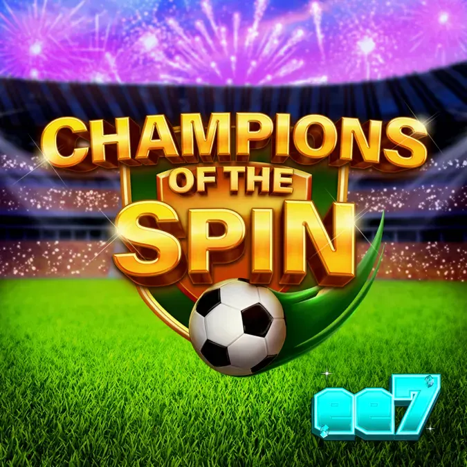 Interface do jogo Champions of the Spin em um dispositivo móvel